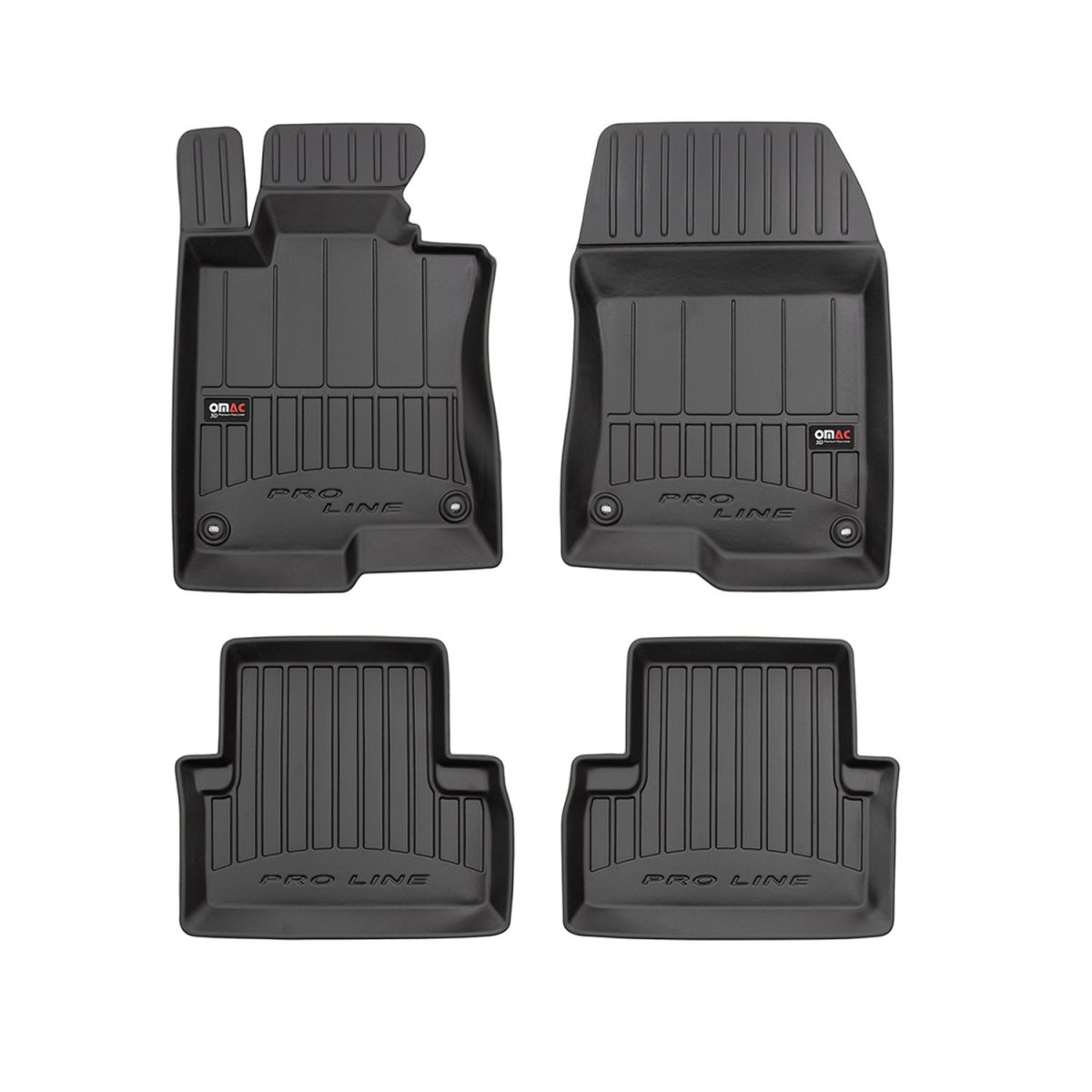 Honda Accord Floor Mat - Omac - Proline Premium TPE 4 Pcs - Black - '08-'12